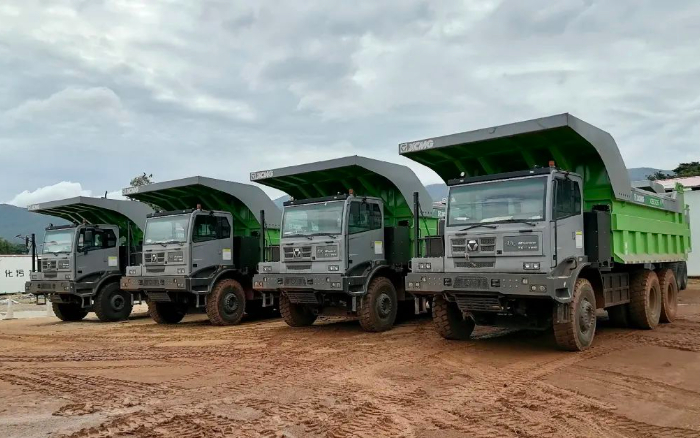 服务全球客户 | 大批量beats365官方唯一网站电动矿卡出口非洲