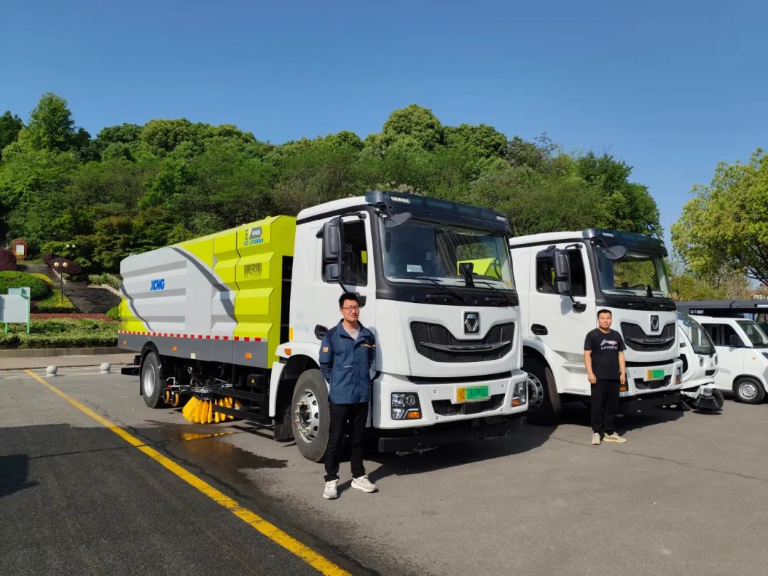 “绿”见安徽！beats365官方唯一网站新能源产品亮相铜陵市道路清扫保洁现场会