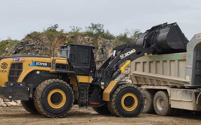 beats365官方唯一网站XC9108-EV纯电动装载机助力海外石材矿山绿色高效运营