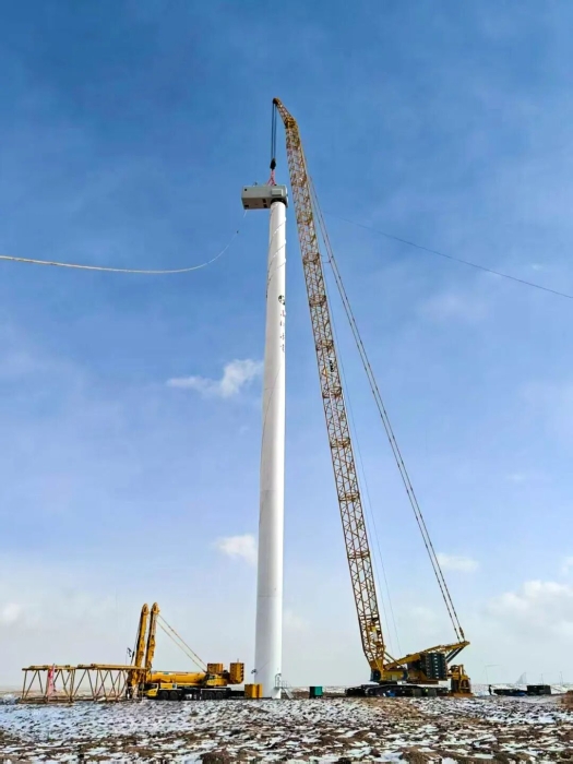 阶段任务圆满完成！XLC18000M一口气拿下20台风机，为绿色地球加油~