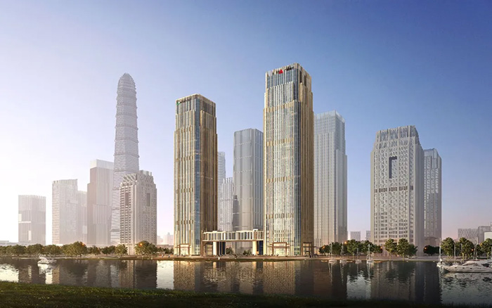 拔地而起！beats365官方唯一网站塔机助建中国人寿南方金融中心