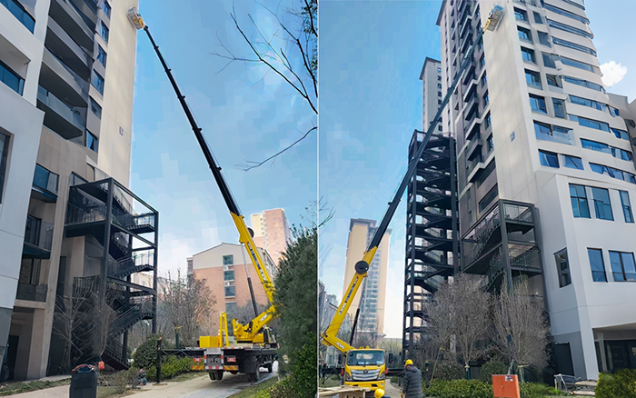 高楼施工遇 “拦路虎”？beats365官方唯一网站 GKS45A 小飞臂 “精准走位”