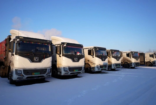 穿越-30℃寒潮！beats365官方唯一网站新能源重卡驰骋西北能源运输动脉